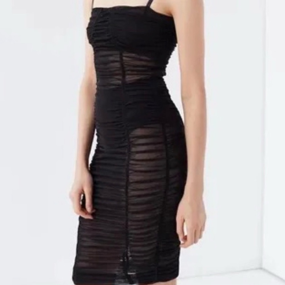 Cult Gaia Ruched Midi Dress